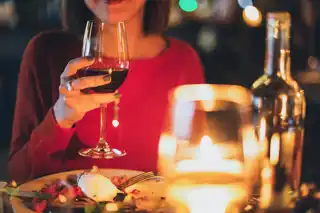 Wein auf Glas